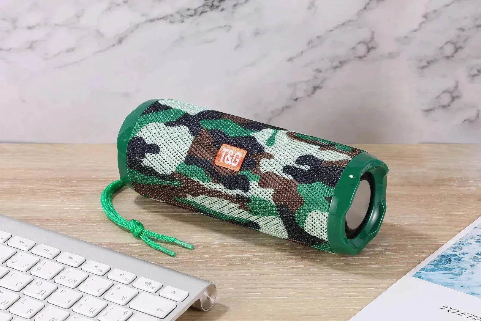 Fabric Portable Creative With Card Holder Wireless Bluetooth Speaker 