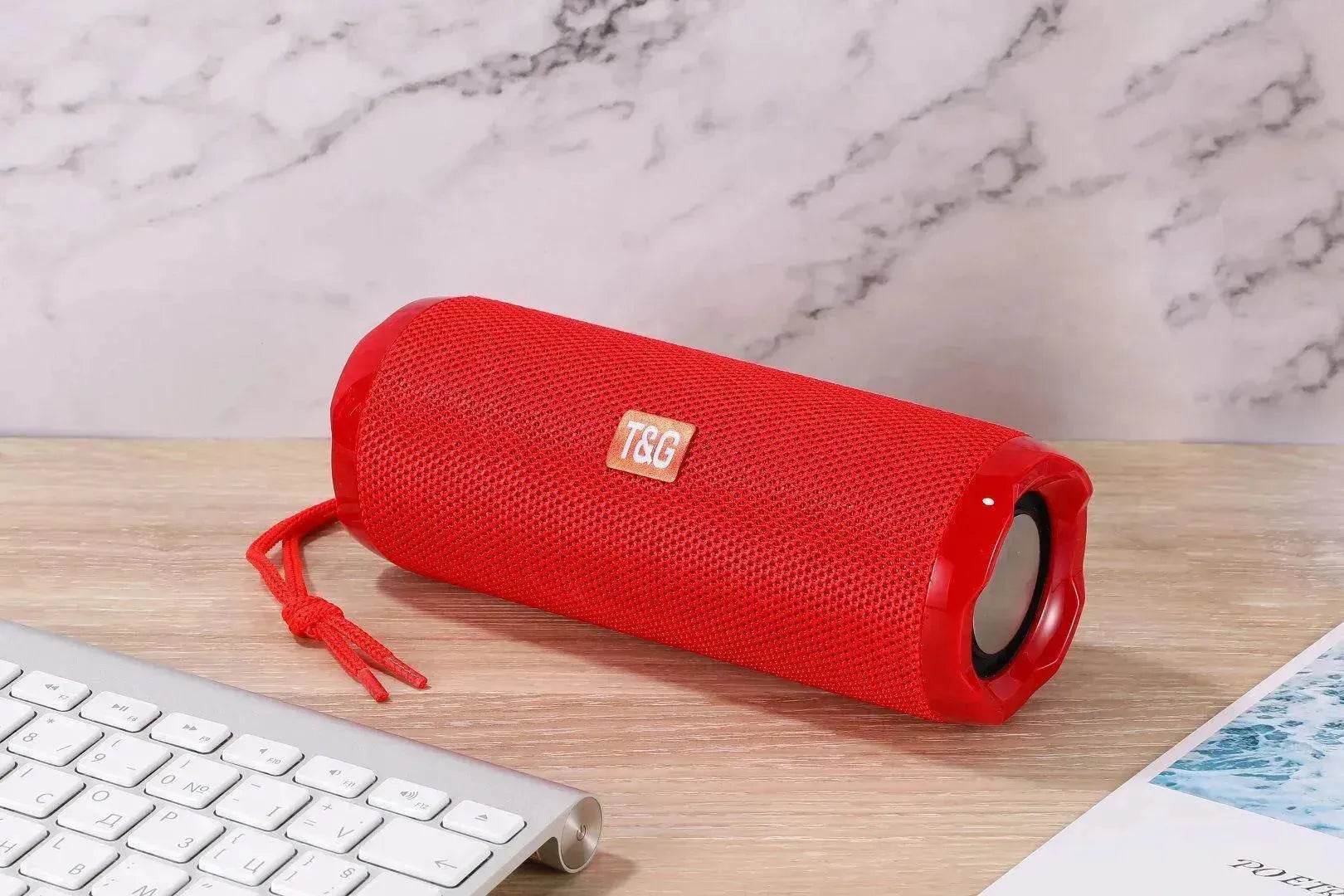 Fabric Portable Creative With Card Holder Wireless Bluetooth Speaker 