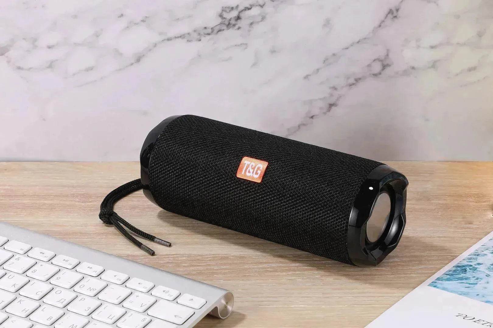 Fabric Portable Creative With Card Holder Wireless Bluetooth Speaker 