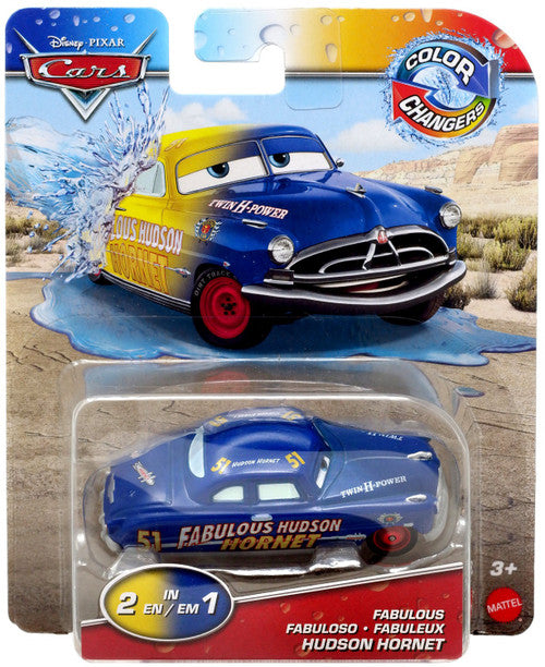 Disney Pixar Cars On The Road Color Changers - Fabulous Hudson Hornet 