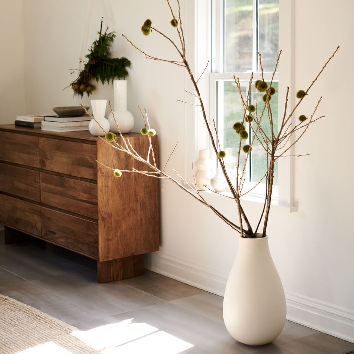 Oversized White Vase Collection 