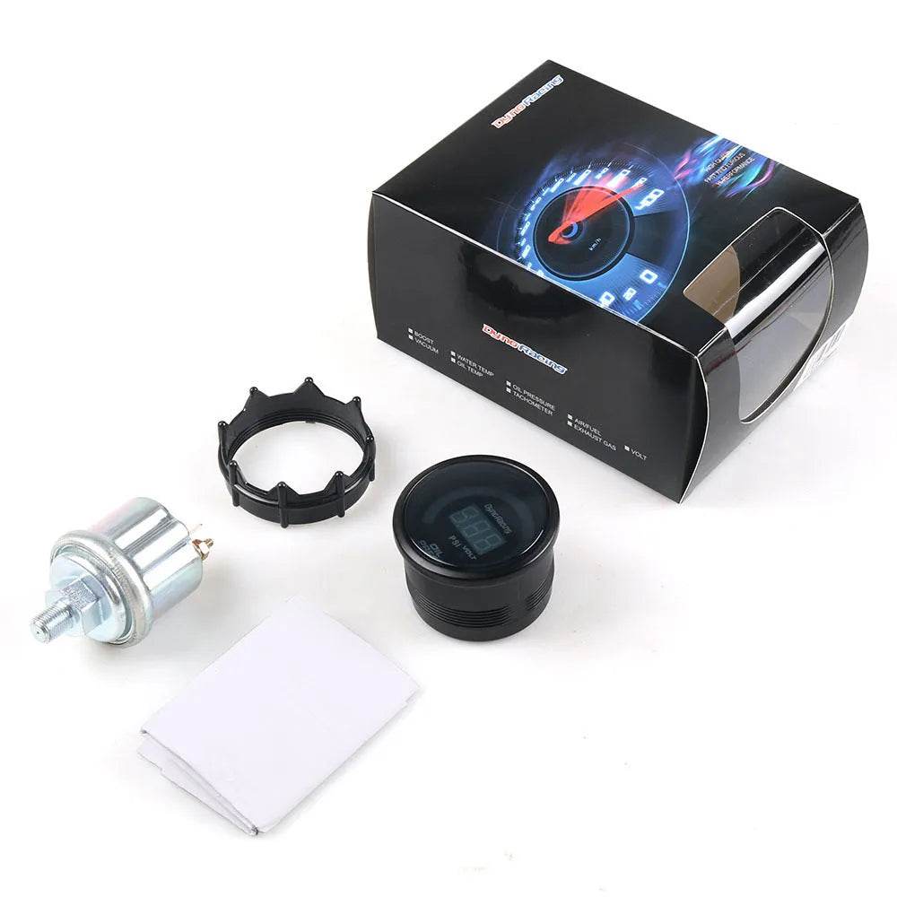 Automobile Car Refitted Oil Pressure Gauge With Sensor 