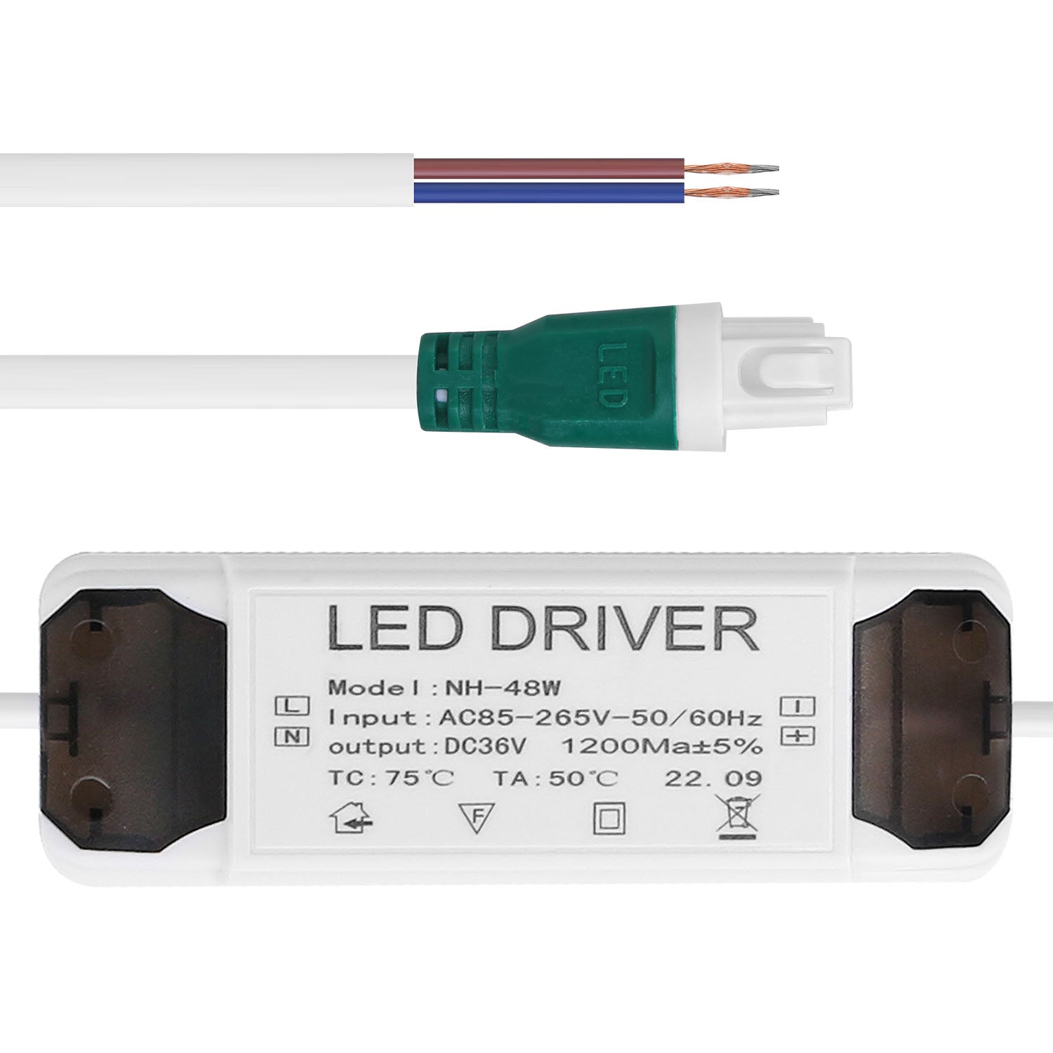 48W Emergency Driver Replacement for GPCT1664 LED Panel Light