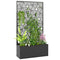 Metal Planter Box with Trellis, 44.5