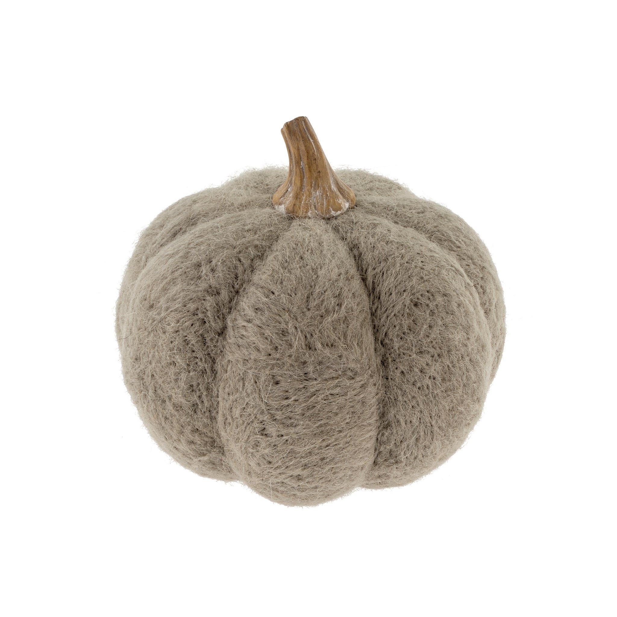 Felt Pumpkin - Grey 