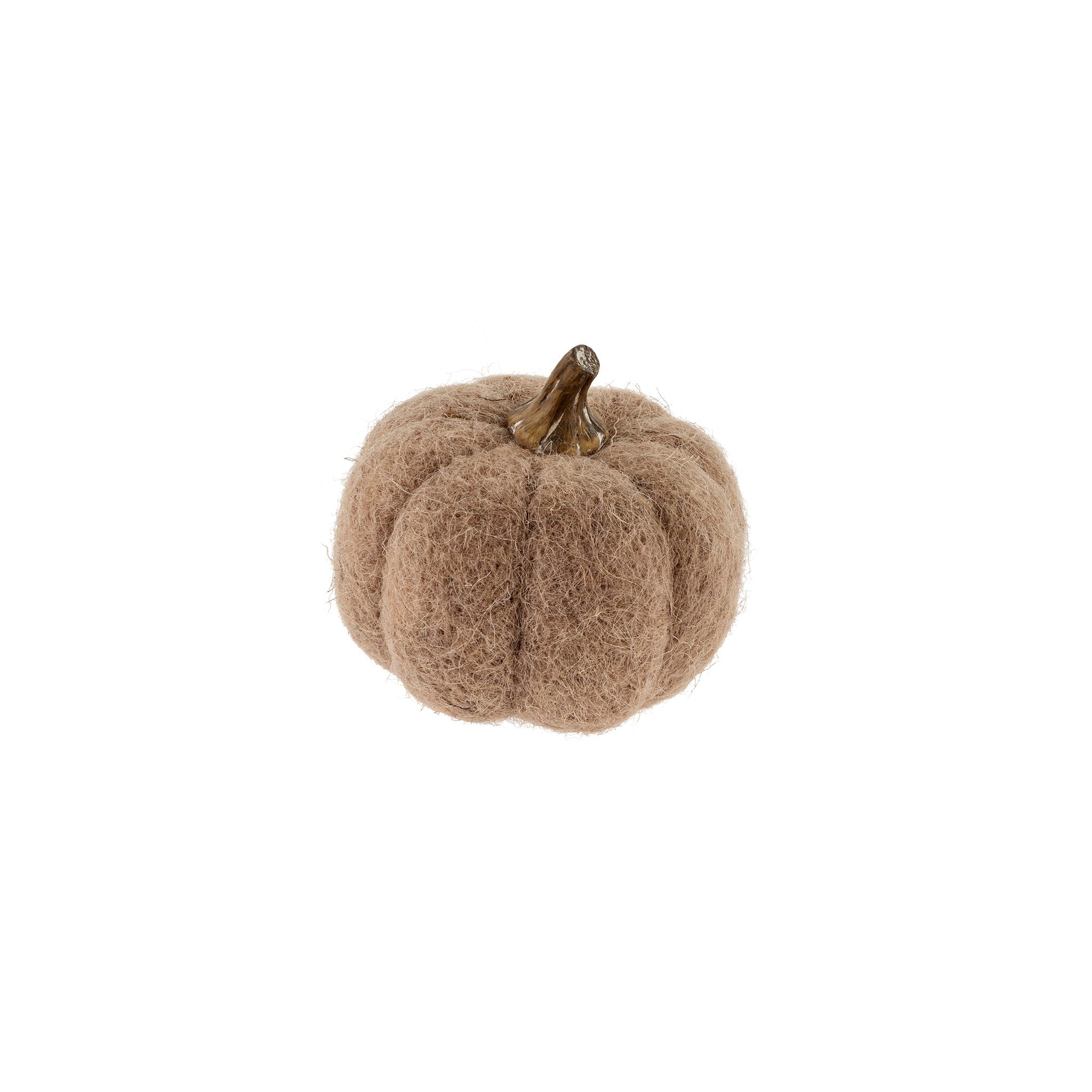 Felt Pumpkin - Oat 