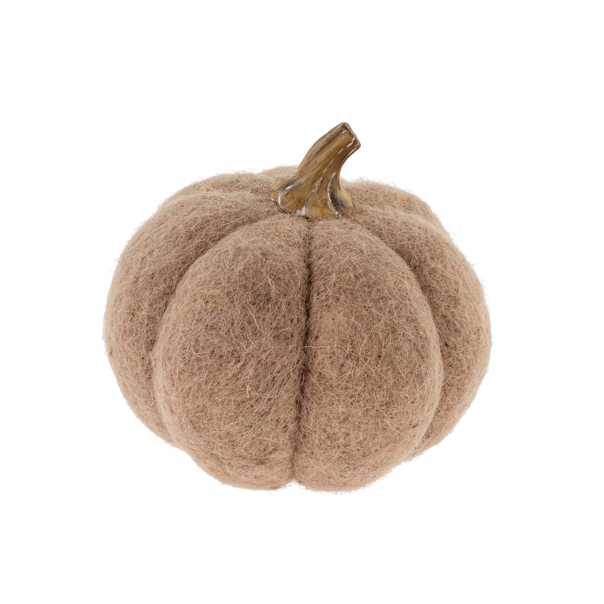 Felt Pumpkin - Oat 