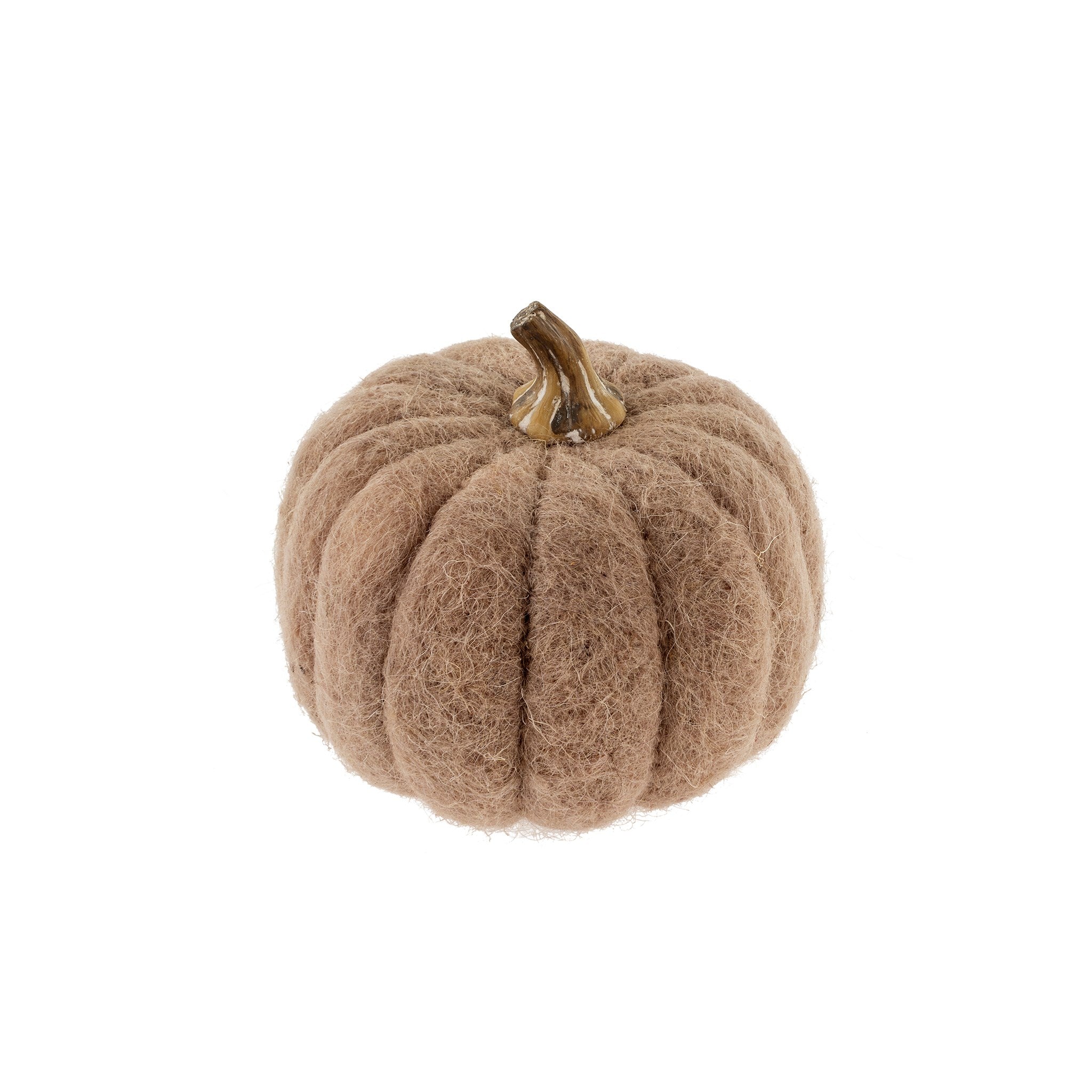 Felt Pumpkin - Oat 