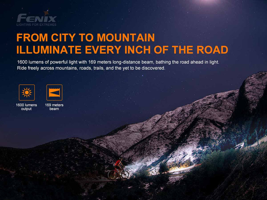 Fenix BC26R Rechargeable Bike Light + BC05R V2.0 COMBO PACK