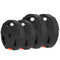 Soozier 1-Inch Weight Plates, Barbell Weights Set for Weightlifting and Strength Training, 2 x 17lbs + 2 x 11lbs