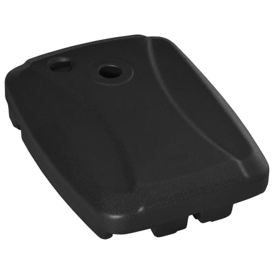 Outsunny Cantilever Umbrella Base with Wheels, Portable Offset Parasol Stand, Water/Sand Fillable up to 165 lbs, Black 
