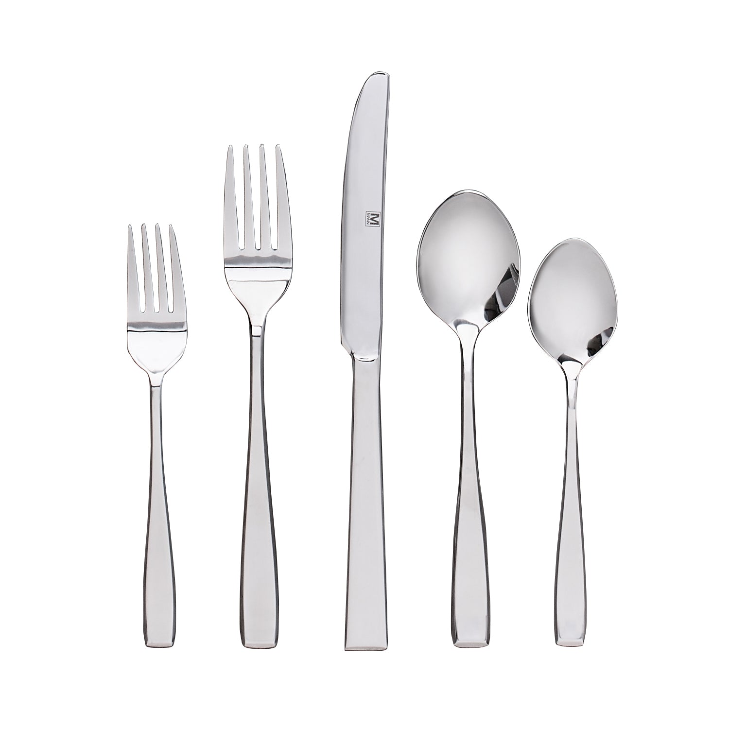 Flatware Silverware 20 Piece Cutlery Utensils Set for 4, Gourmet Collection Nice 