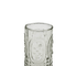 Fleur De Lis Tumblers – Set of 2, Vintage Pressed Glass, 4.5” H, Microwave & Dishwasher Safe, Elegant Drinkware