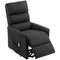 Lift Chair for Elderly, Power Chair Recliner with Remote Control, Side Pockets for Living Room, Black