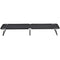 Outsunny Folding Camping Cot Adult Sleeping Bed for Office Home Use Portable Black