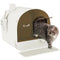 Cat Litter Box with Lid, Removable Tray, Scoop, Filter, White