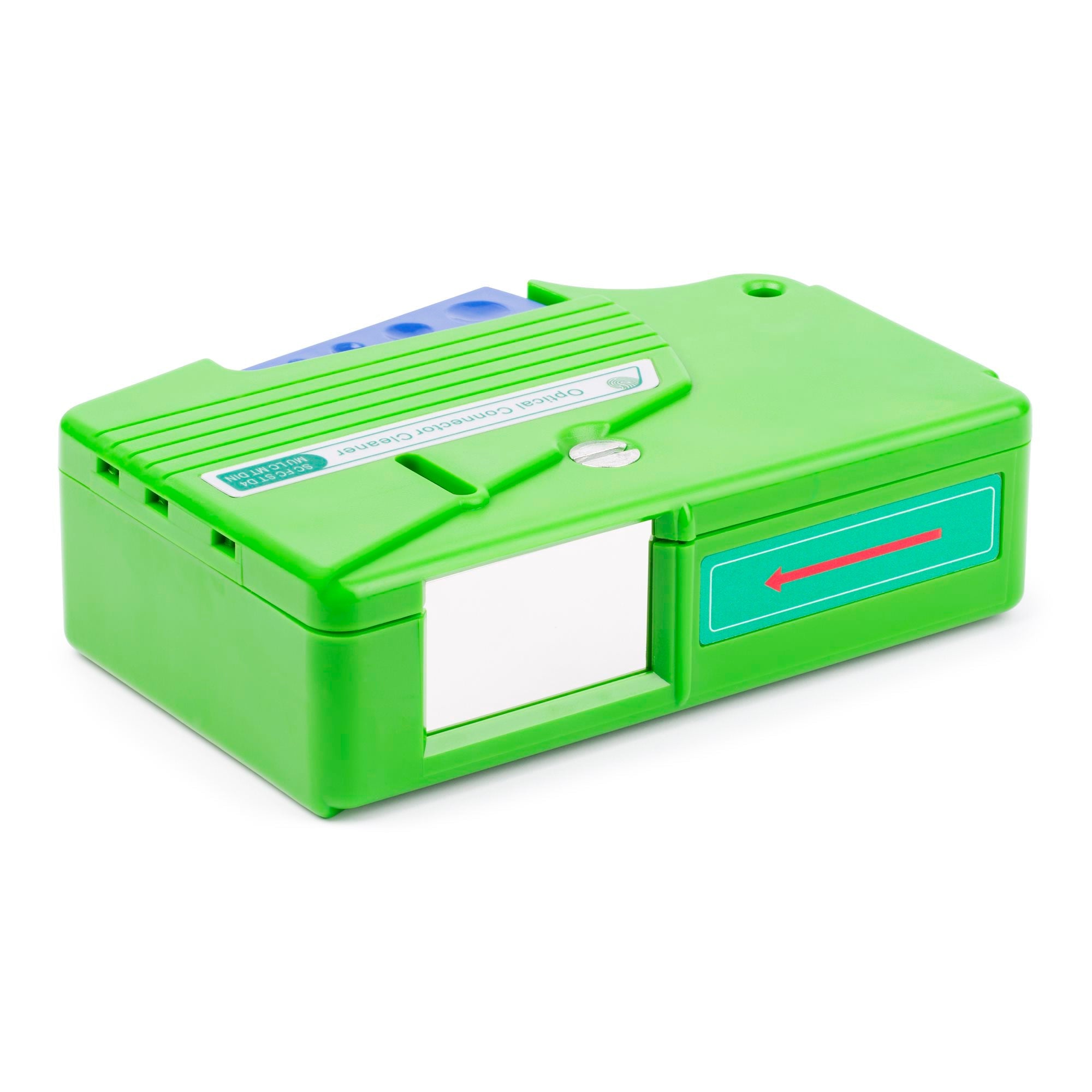 Fiber Optic Cleaner, Fiber Connector Cleaning Cassette, LC Fiber Cleaner, Fiber Optic Cable Cleaner, for LC/SC/ST/FC Optical Fiber Cables 