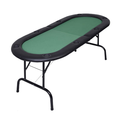 8 Players Texas Holdem Foldable Poker TableÂ 
