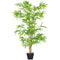 Artificial Bamboo Tree, 5ft Fake Tree with Realistic Leaf and Natural Trunk, Decorative Plant in Nursery