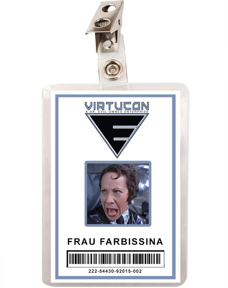 Austin Powers Frau Farbissina ID Badge 