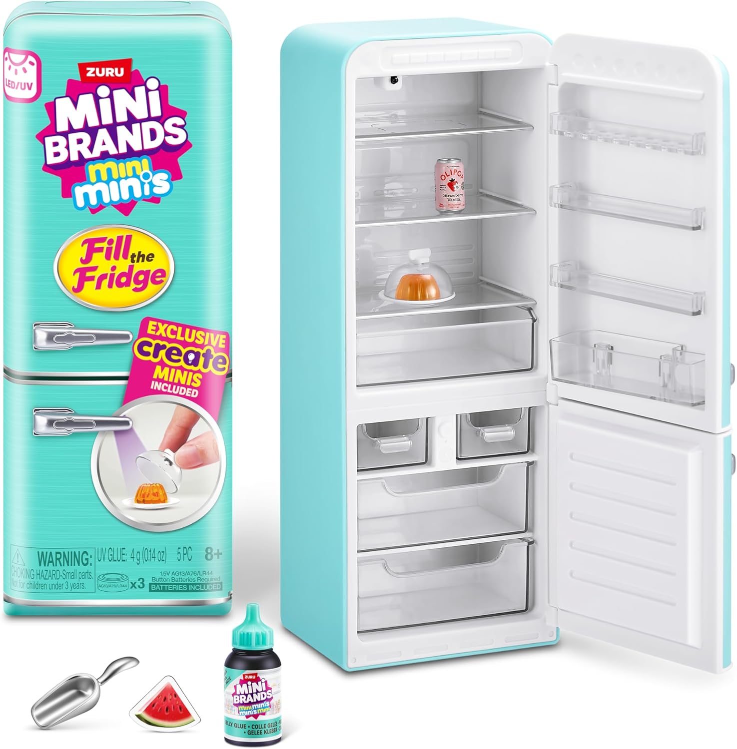 Mini Brands Fill The Fridge Playset 