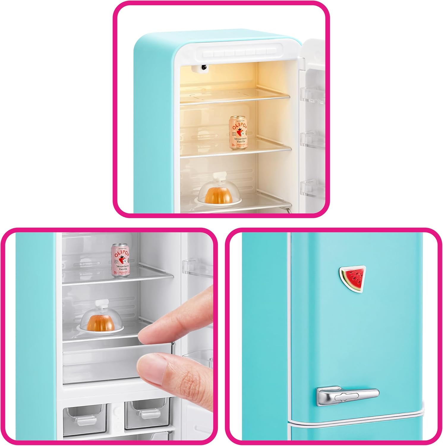 Mini Brands Fill The Fridge Playset 