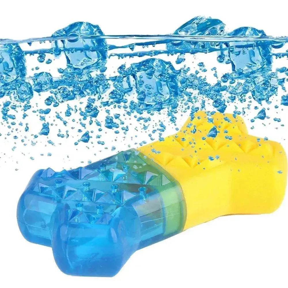 Summer Pet Cooling Toys Frozen Bone Toys That Can Be Filled With Water In Summer 