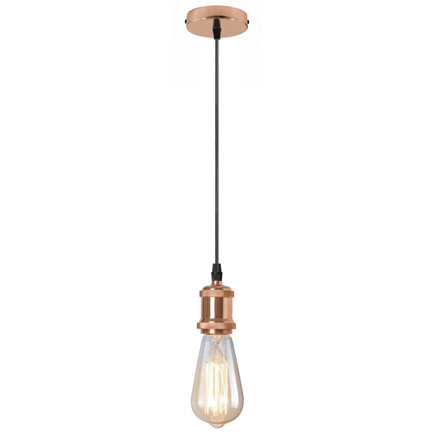 Vintage Rose Gold Ceiling Pendant Light ~1549