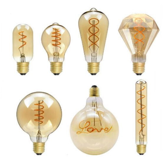 LED Bulbs 4W Decorative Light Bulbs E26 LED Filament Bulb Edison Lights~1158