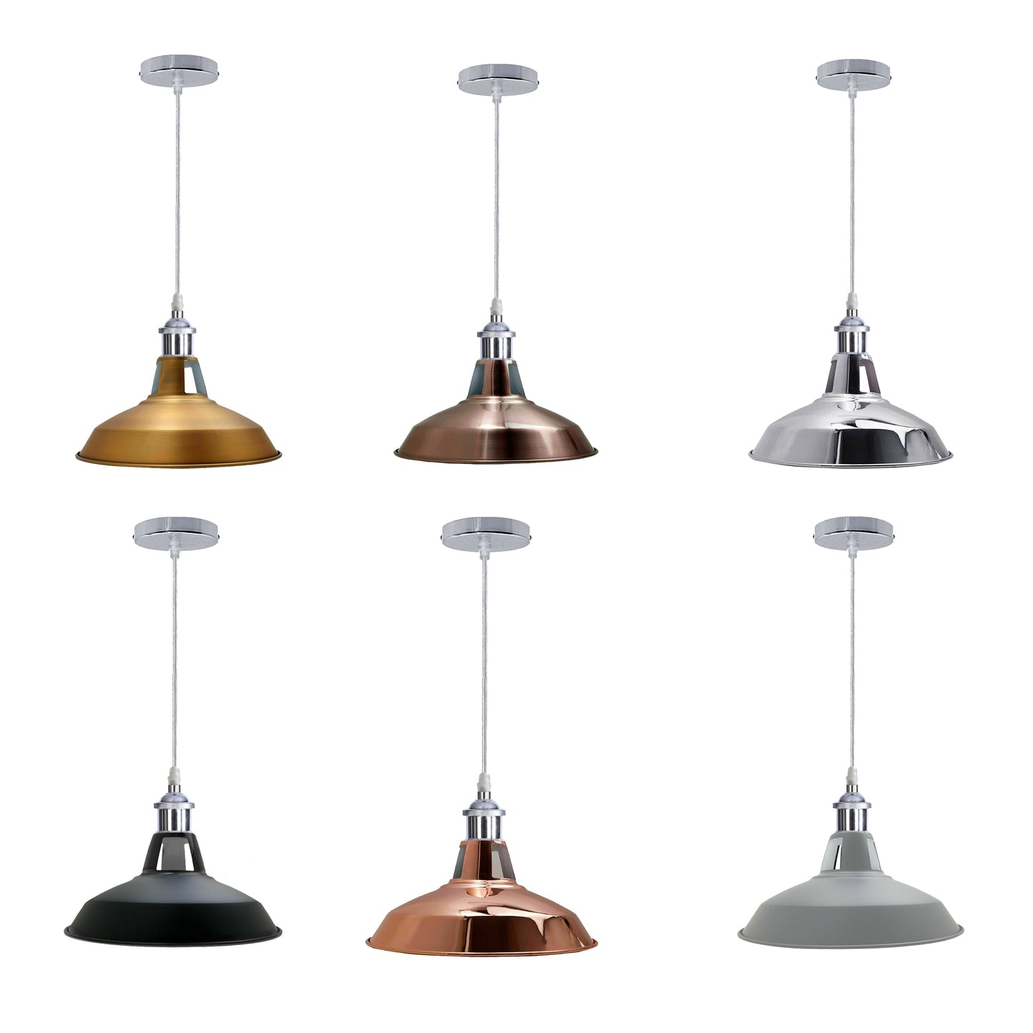 Industrial Metal Barn Hanging Pendant Lights~1391