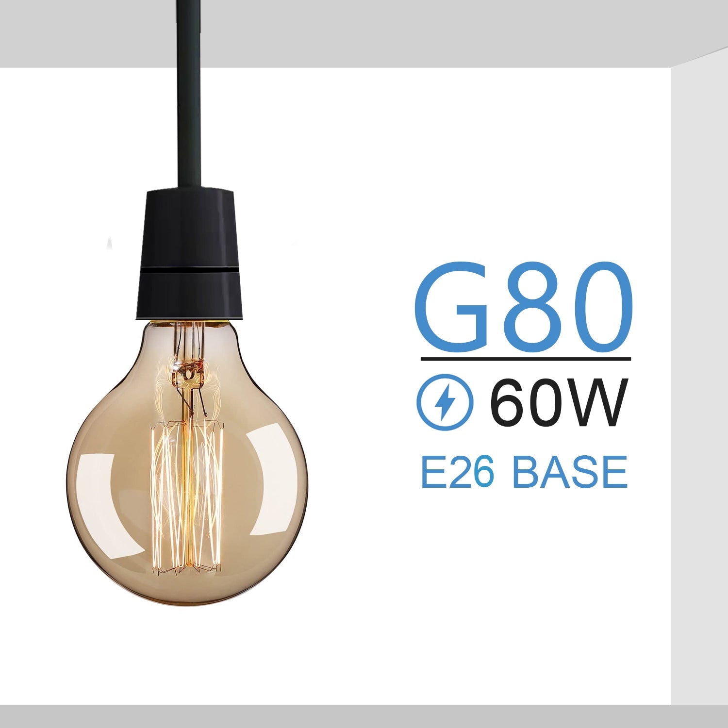 E26 G80 60W Dimmable Bulb~1050