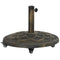 Round Patio Umbrella Base with Wheels, 44 lbs Resin Umbrella Stand Base, 1.3