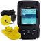 FF-718LI 2-in-1 Wired & Wireless Rechargeable Fish Finder, 328 ft Wired Depth, 131 ft Wireless Depth, Color LCD Display