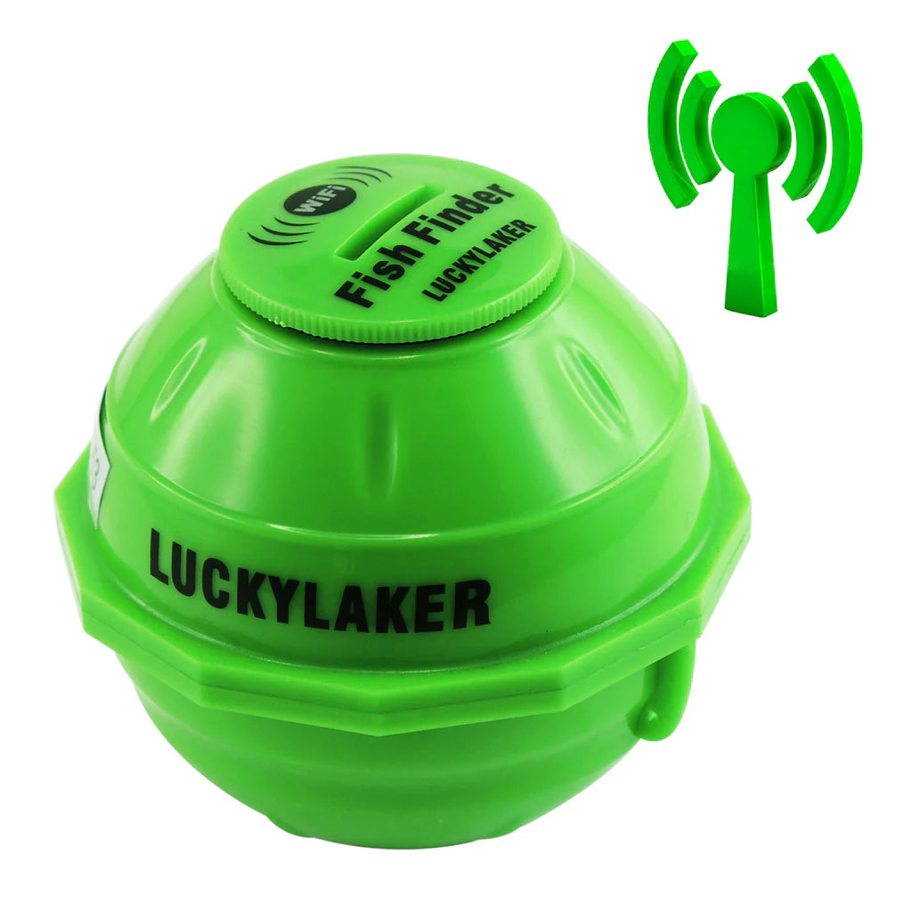 FF-916 WiFi Fish Finder Sonar, 164 ft WiFi Range, 148 ft Depth Detection, iOS & Android Compatible with Neoprene Carrying Bag