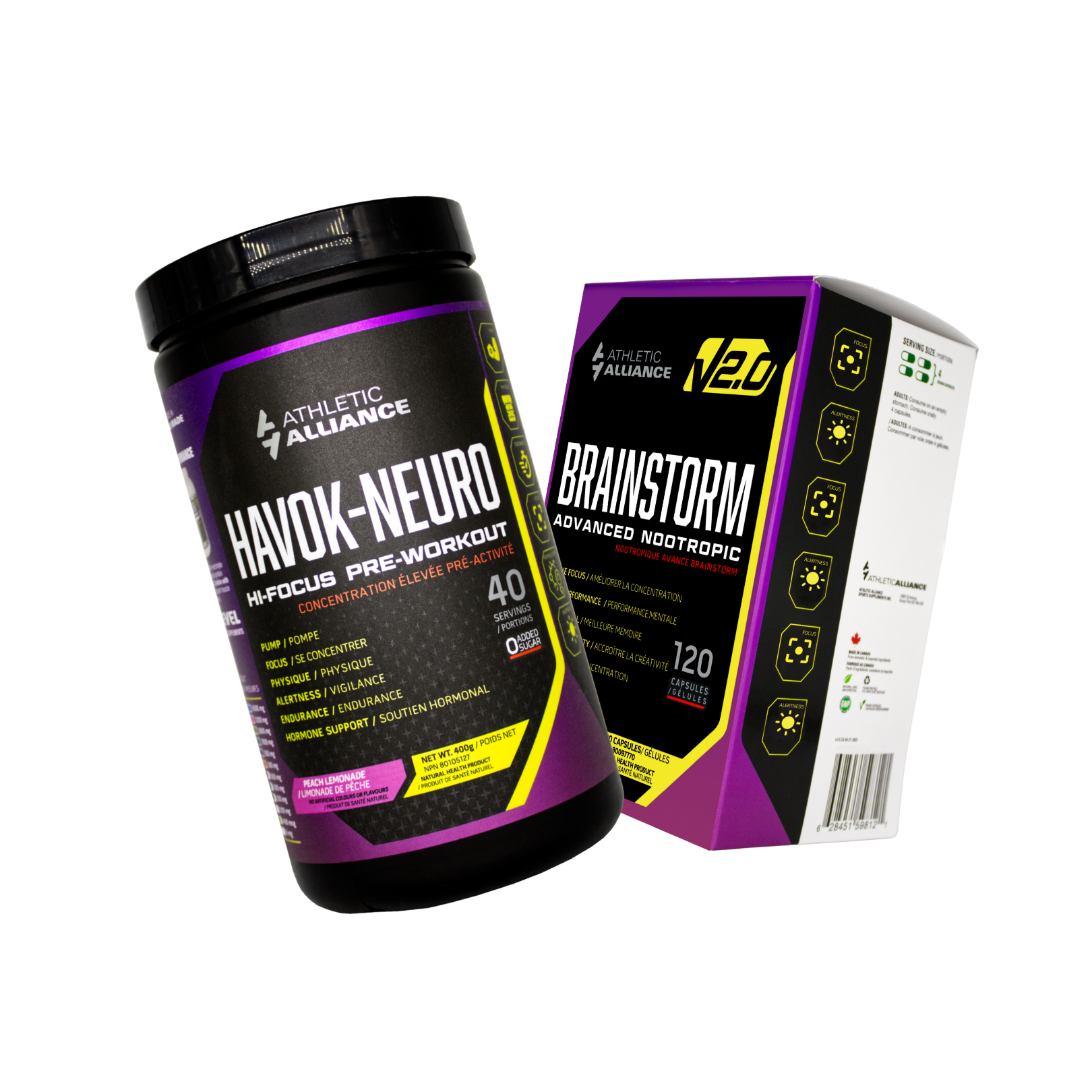 THE ULTIMATE ENERGY AND FOCUS STACK HAVOK NEURO AND BRAINSTORM 