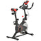 Soozier Upright Exercise Bike Indoor Cycling Cardio Workout Machine Adjustable Resistance Flywheel LCD Monitor