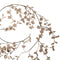 Ginkgo Garland – 72” Neutral-Toned Faux Greenery, Polyester & Iron, Realistic Leaves, Versatile Holiday & Year-Round Decor