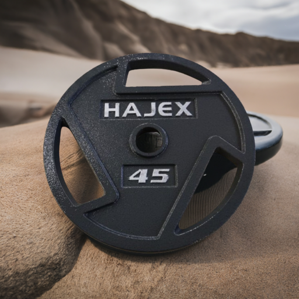HAJEX Tri Grip Cast Iron Weight Plates 