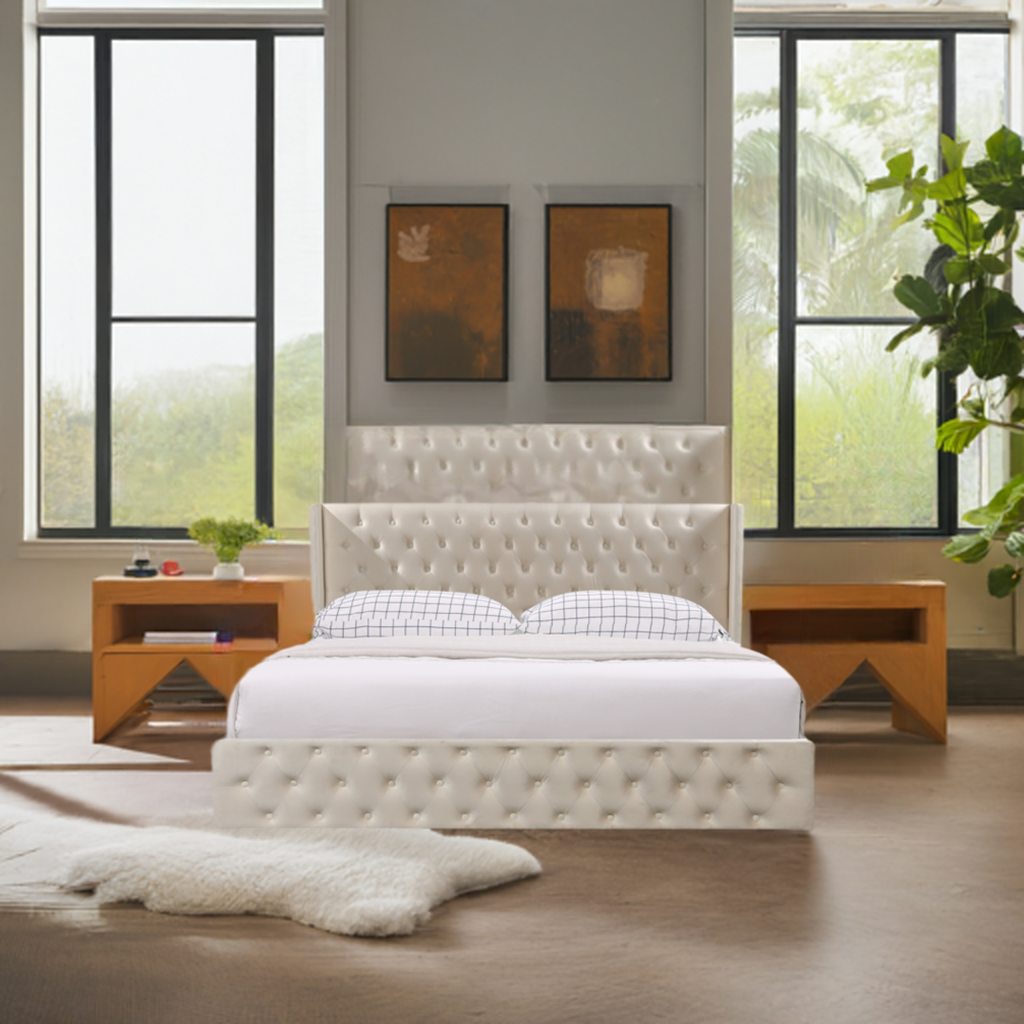 Adam Hydraulic Lift Up Storage Platform King Bed 