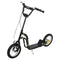 Aosom Dual Brakes Kick Scooter 12-Inch Inflatable Front Wheel Ride On Toy for Age 5+, Black
