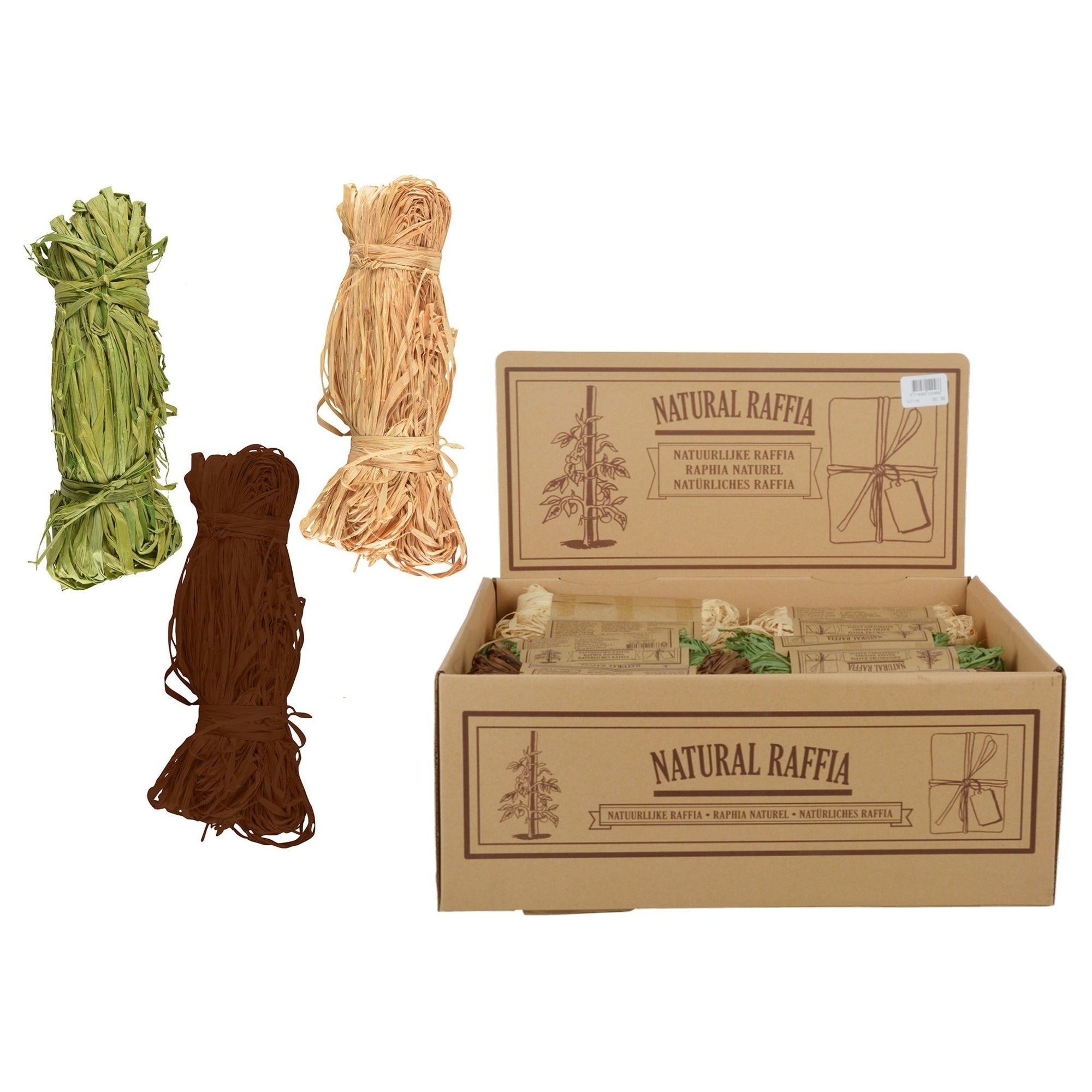 Raffia 3 Colours ~ Assorted 