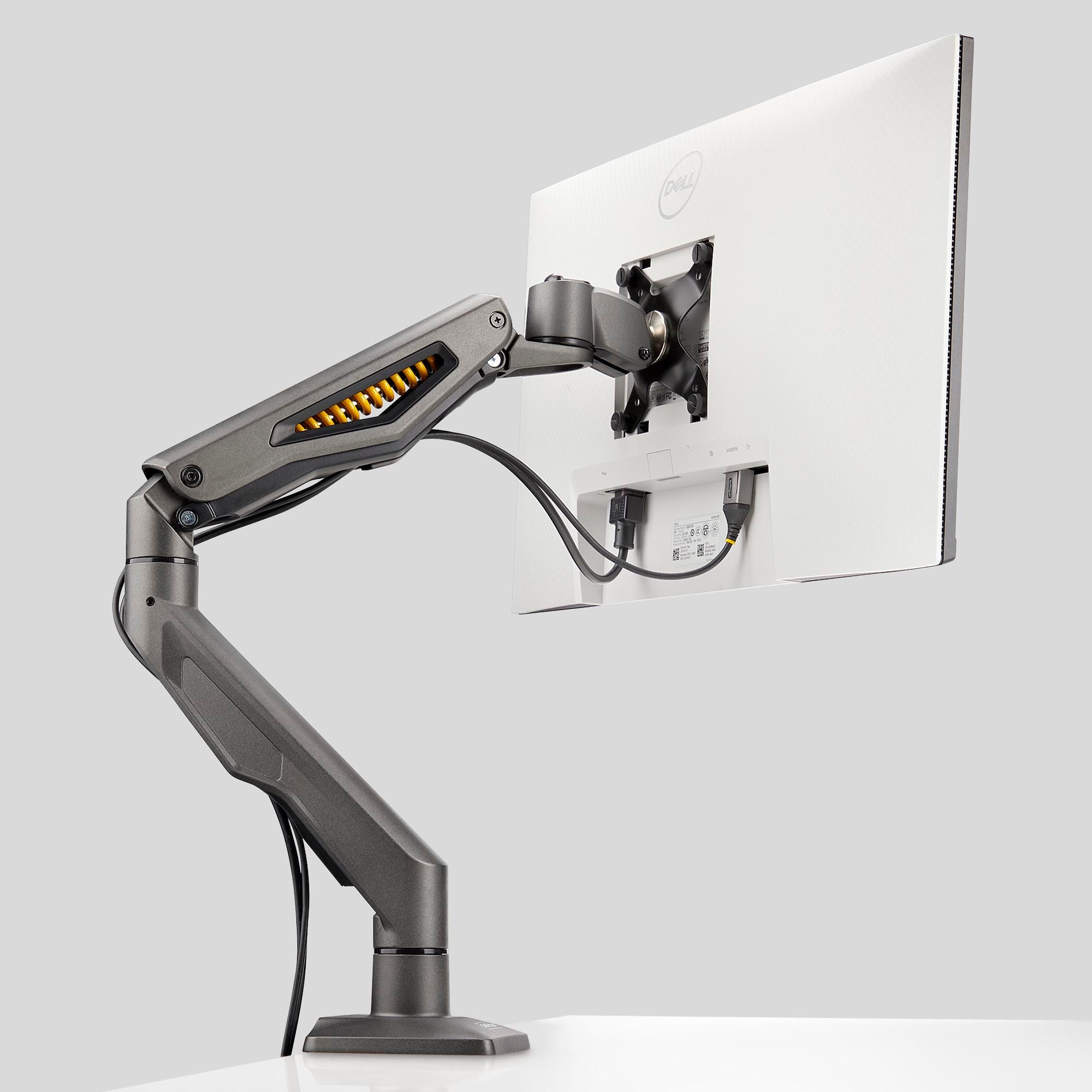 Dual Mechanical Spring Monitor Arms – Supports up to 49” Ultrawide & 32” Displays | Heavy-Duty, Fully Articulating Desk Mount Set 
