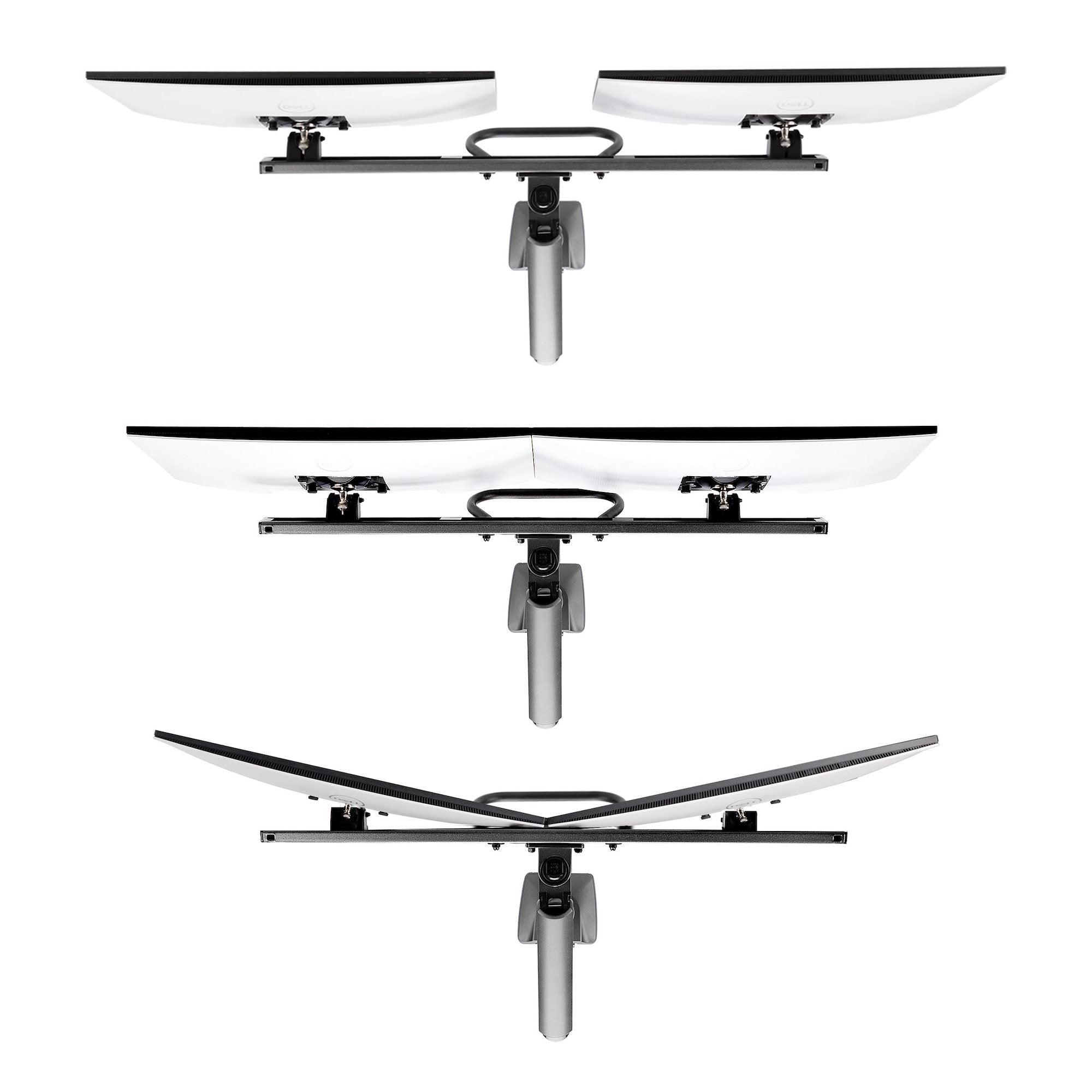 Dual Mechanical Spring Monitor Arms – Supports up to 49” Ultrawide & 32” Displays | Heavy-Duty, Fully Articulating Desk Mount Set 