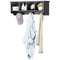 Coat Rack Wall Mount with Shelf, 28