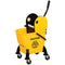 6.9 Gal/26L Mop Bucket, Mop Bucket with Wringer, Wheels and Handle, Yellow
