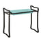 Outsunny Garden Kneeler and Seat Stool Folding Gardening Chair with Thick Pad Handles