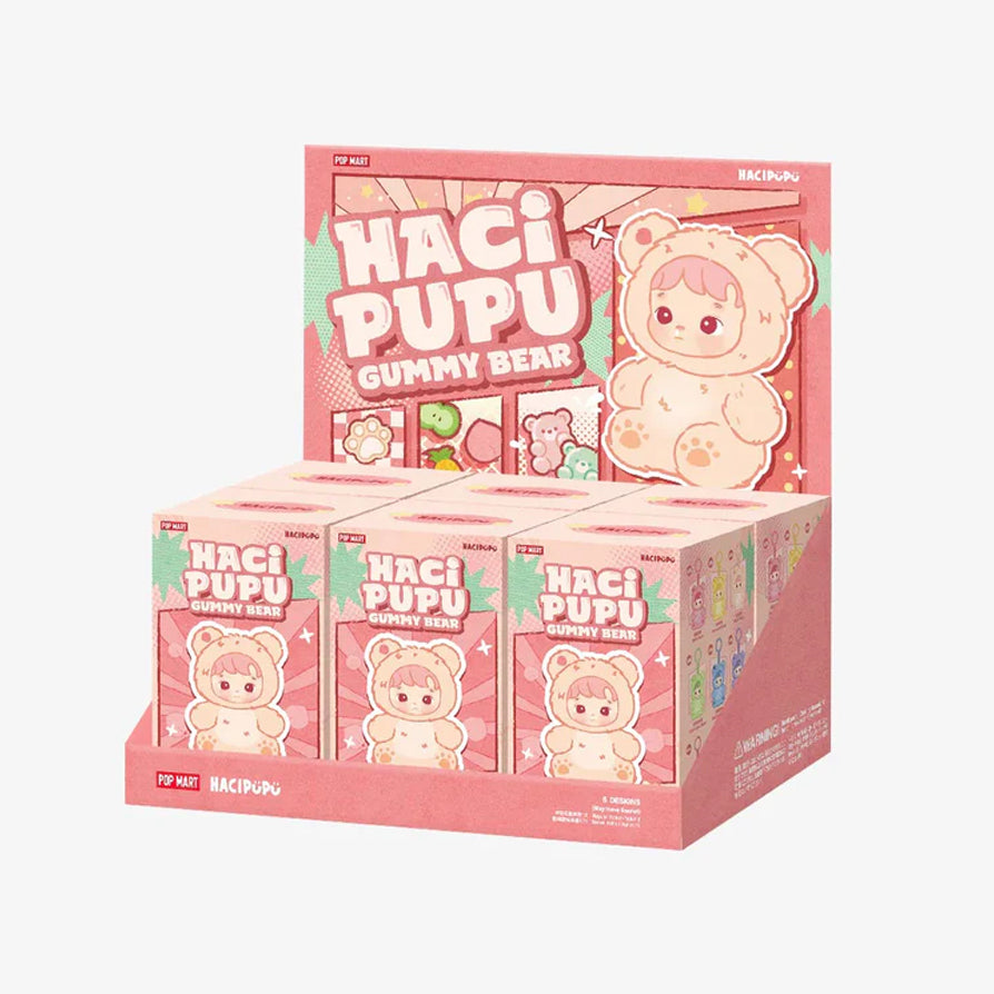 POP MART Hacipupu Gummy Bear Plush Figure (Blind Box) 