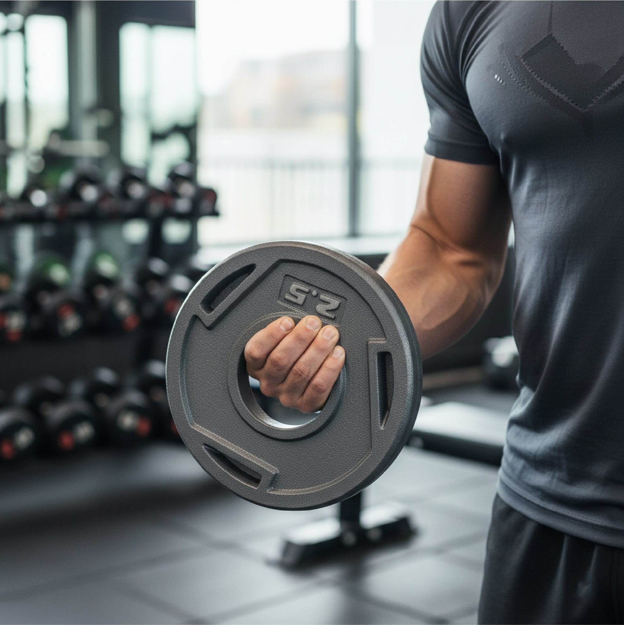 HAJEX Tri Grip Cast Iron Weight Plates 
