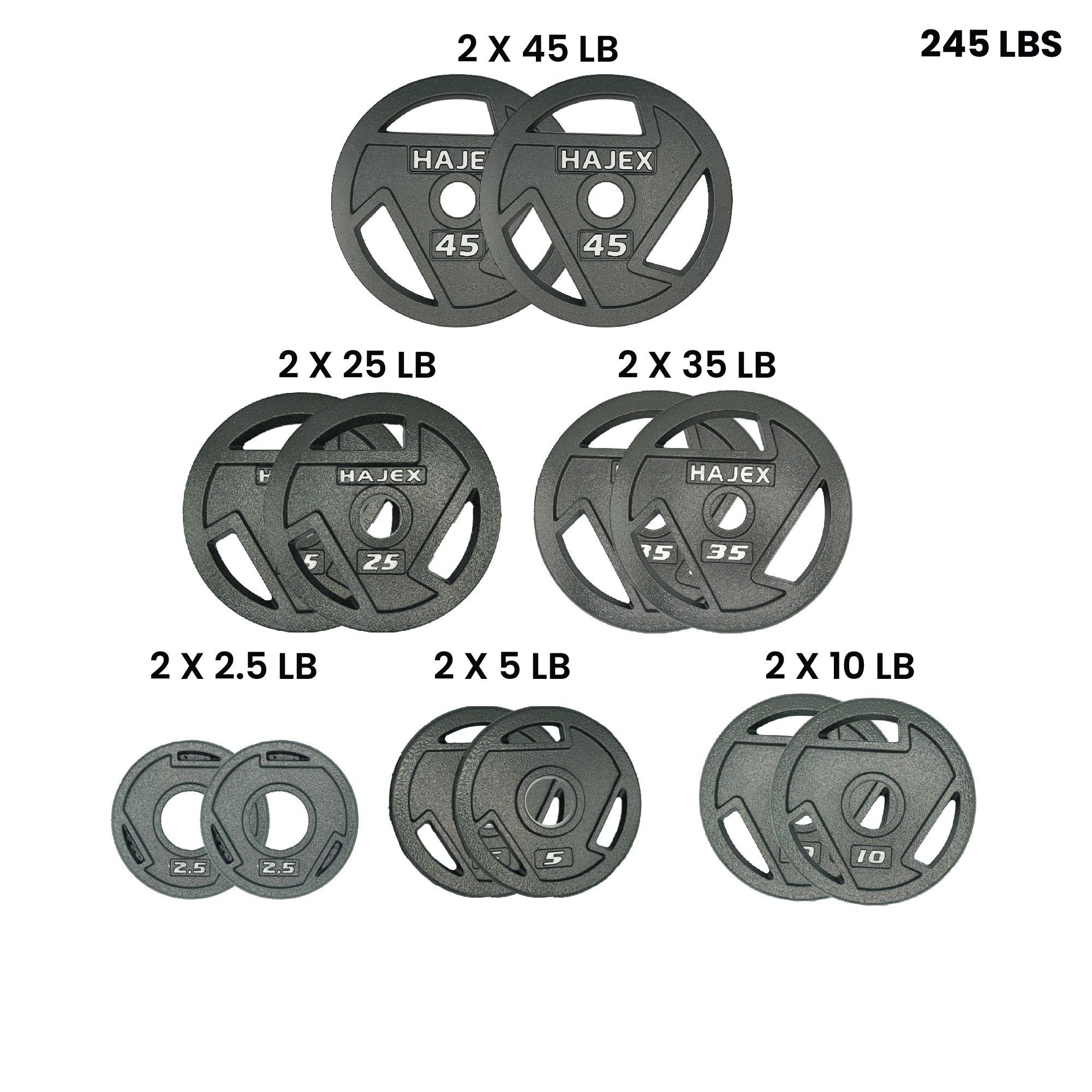 HAJEX Weight Plate Sets 
