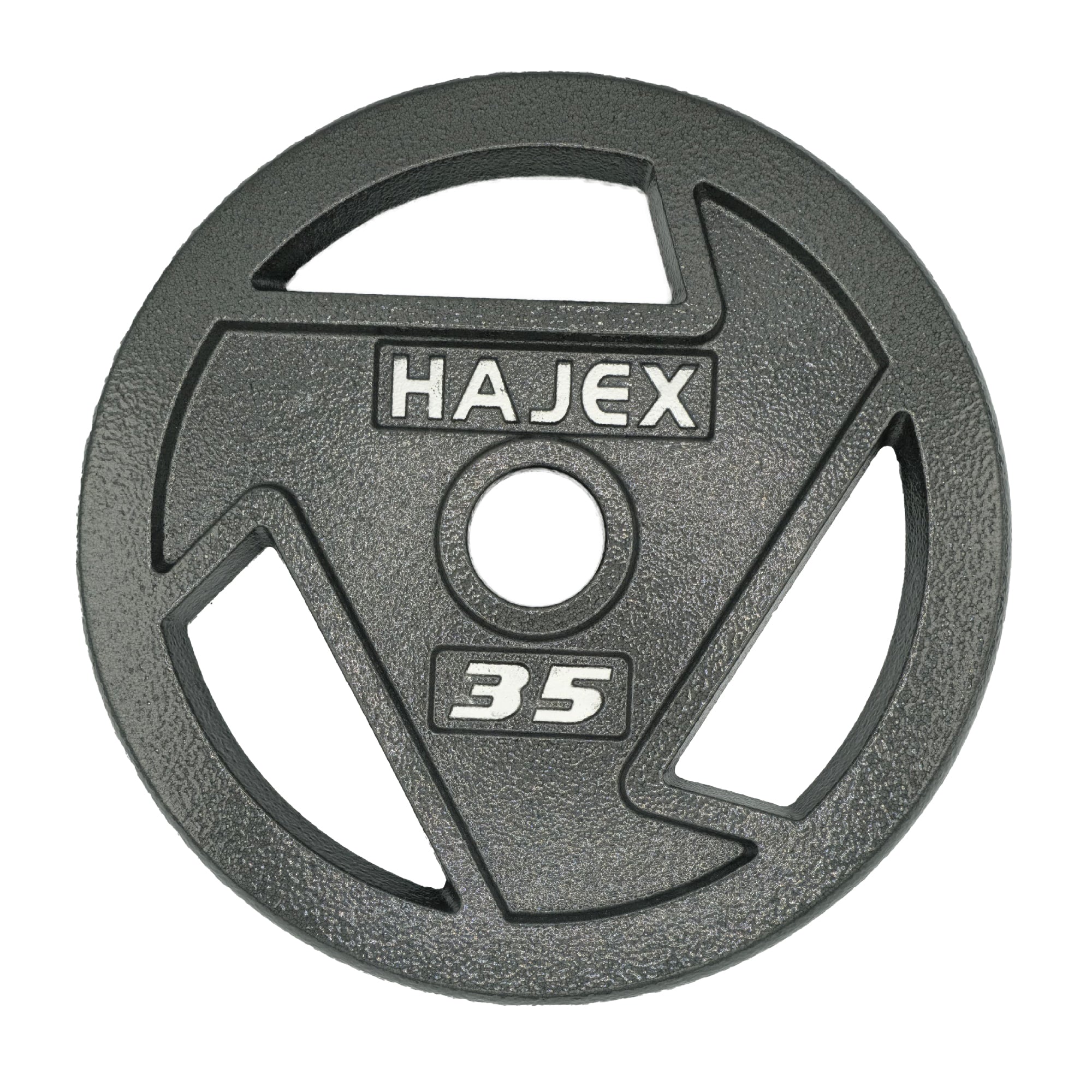 HAJEX Tri Grip Cast Iron Weight Plates 